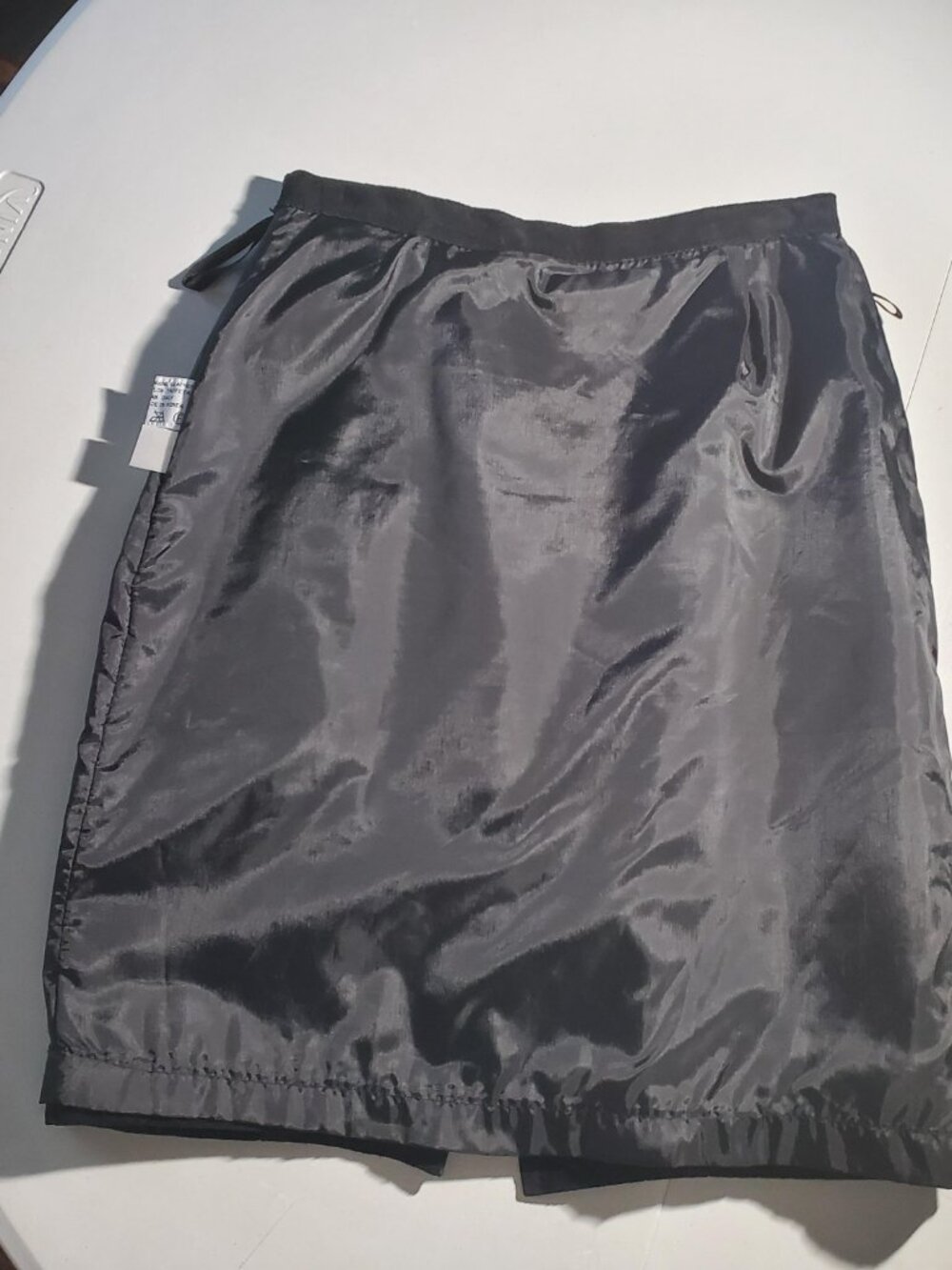 FoxRun Vintage 80s black suede skirt sz 9 - Picture 11 of 16